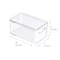 Small Clear Stacking Plastic Bin with Lid by Simply Tidy®
